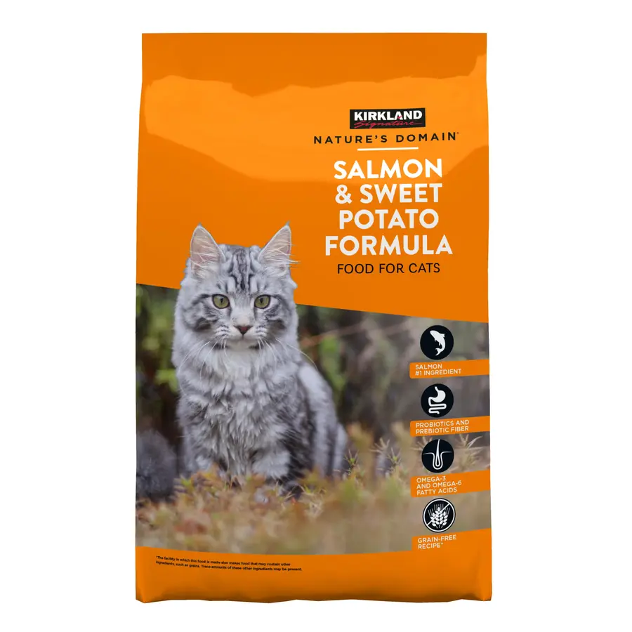 Nature's Domain Salmon & Sweet Potato Formula for Cats package