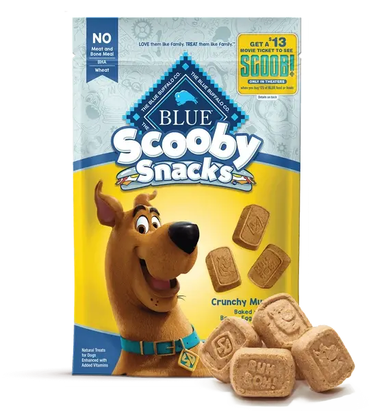 Crunchy Dog Biscuits Scooby Snacks package