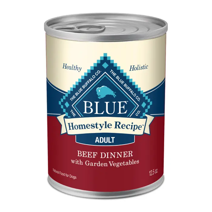 Homestyle Recipe Beef Dinner with Garden Vegetables For Adult Dogs package