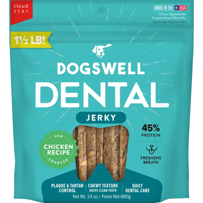 Dental Jerky Chicken Recipe package