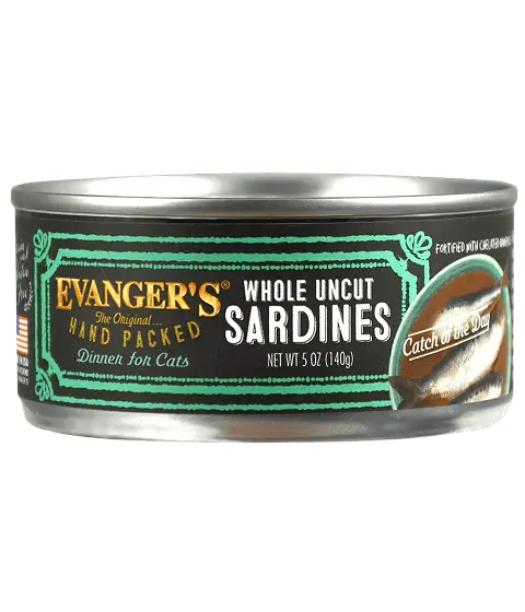 Hand Packed Whole Uncut Sardines package