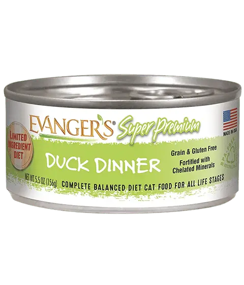 Super Premium Wet Food Duck Dinner For Cats package