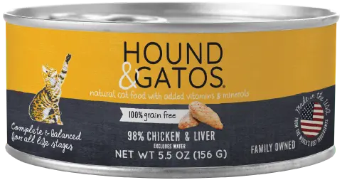 Grain Free 98% Chicken & Liver Recipe For Cats package