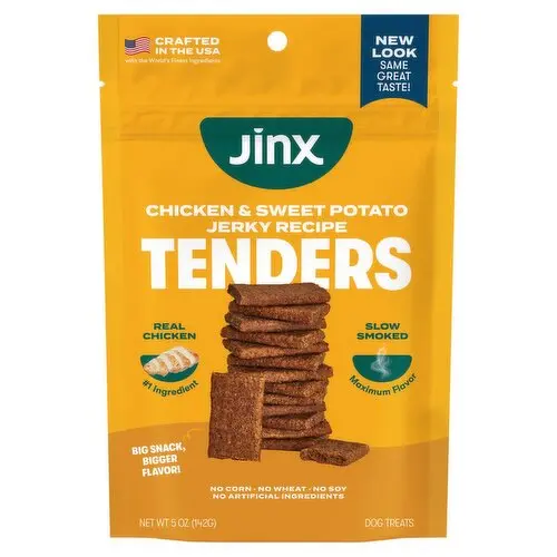 Tenders Chicken & Sweet Potato Jerky Recipe package