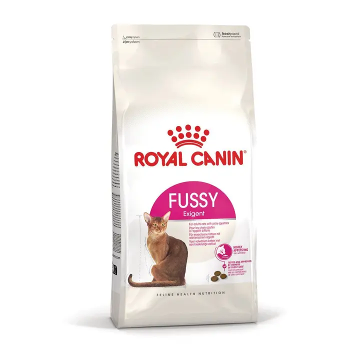 Feline Health Nutrition Fussy Exigent Recipe package