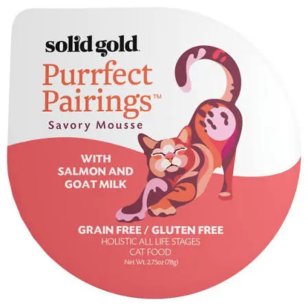 Purrfect Pairings Savory Mousse With Salmon and Goat Milk package