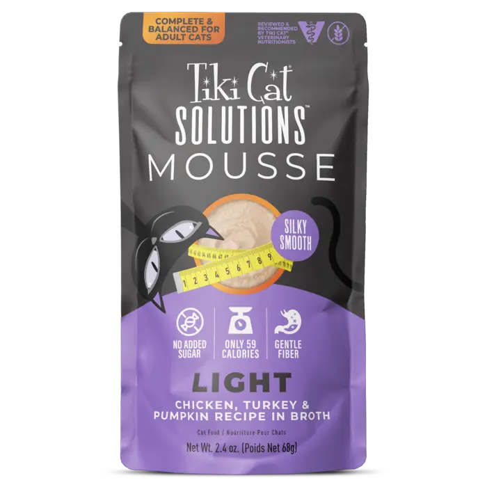 Solutions Mousse Light Chicken, Turkey & Pumpkin Recipe In Broth package