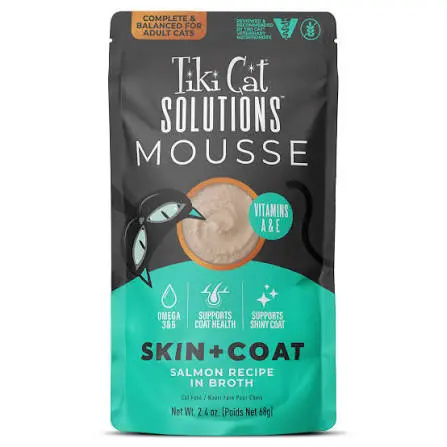 Solutions Mousse Skin & Coat Salmon Recipe In Broth package