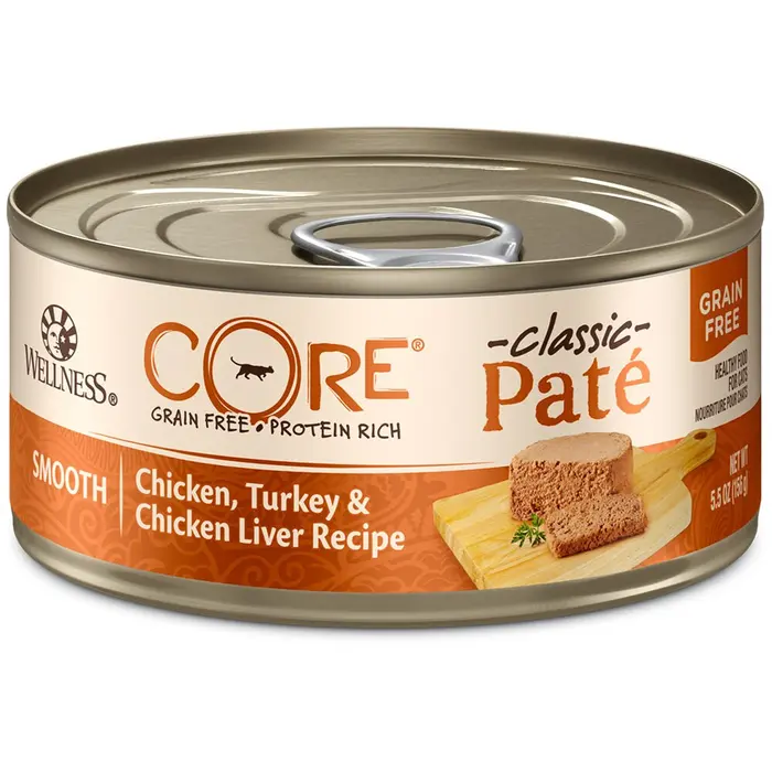Core Pate Chicken, Turkey & Chicken Liver Recipe For Adult Cats package