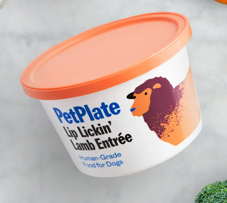 PetPlate Lip Lickin' Lamb, front of the package