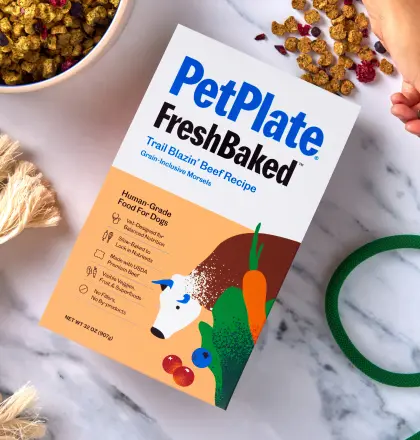 PetPlate Trail Blazin' Beef, front of the package